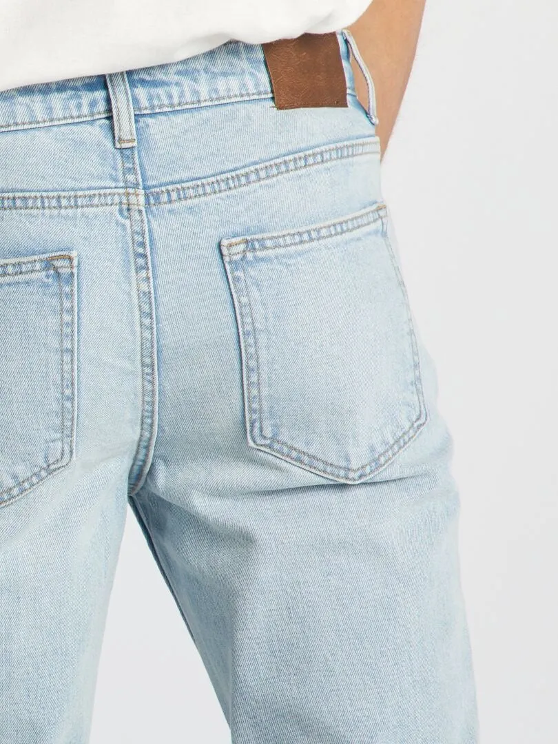 VAQUERO SLIM FIT CON 5 BOLSILLOS  AZUL